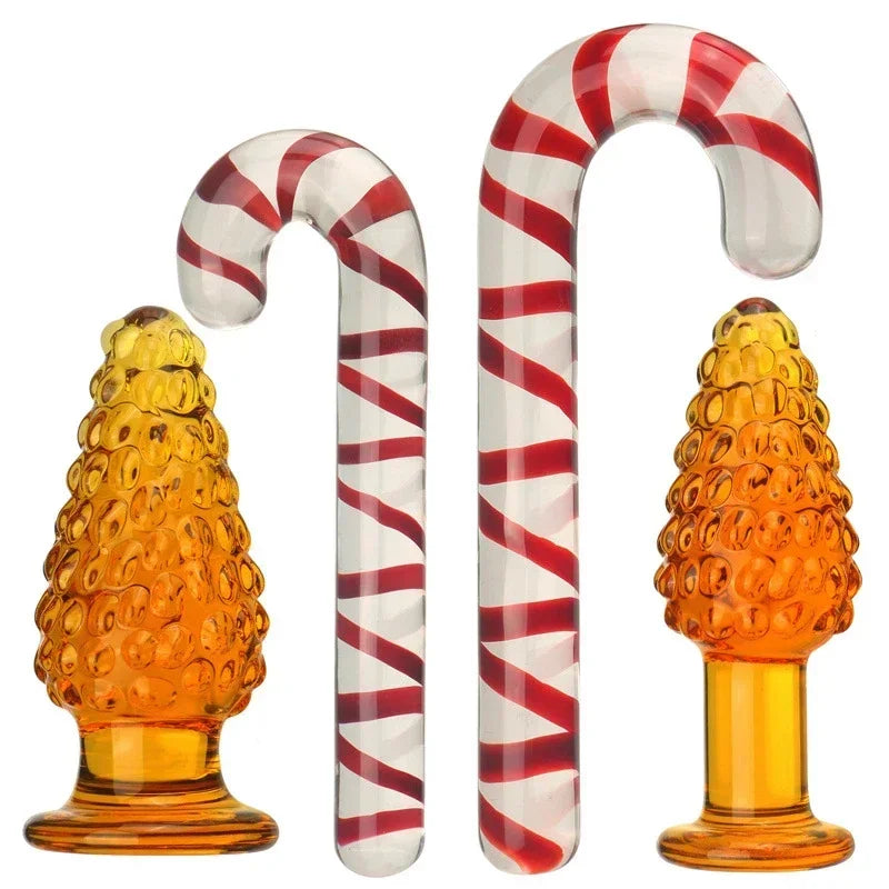 "Candy Cane Plug" – Plaisir Raffiné et Élégance de Noël