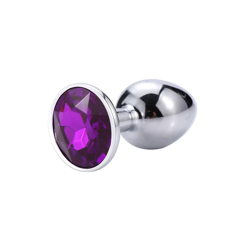 "Heart-Shaped Stainless Steel Butt Plug" – Bijou Anal Élégant en Métal Lisse