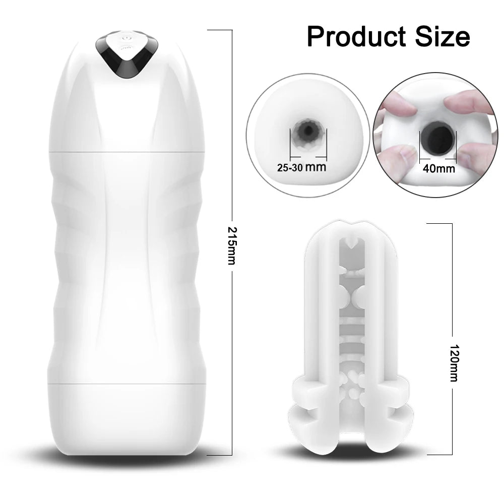 Masturbateur Automatique – Succion & Vibration