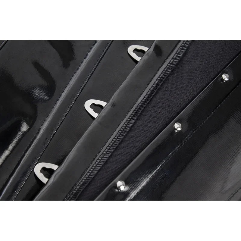 Velvet Night – Corset Vinyle Brillant