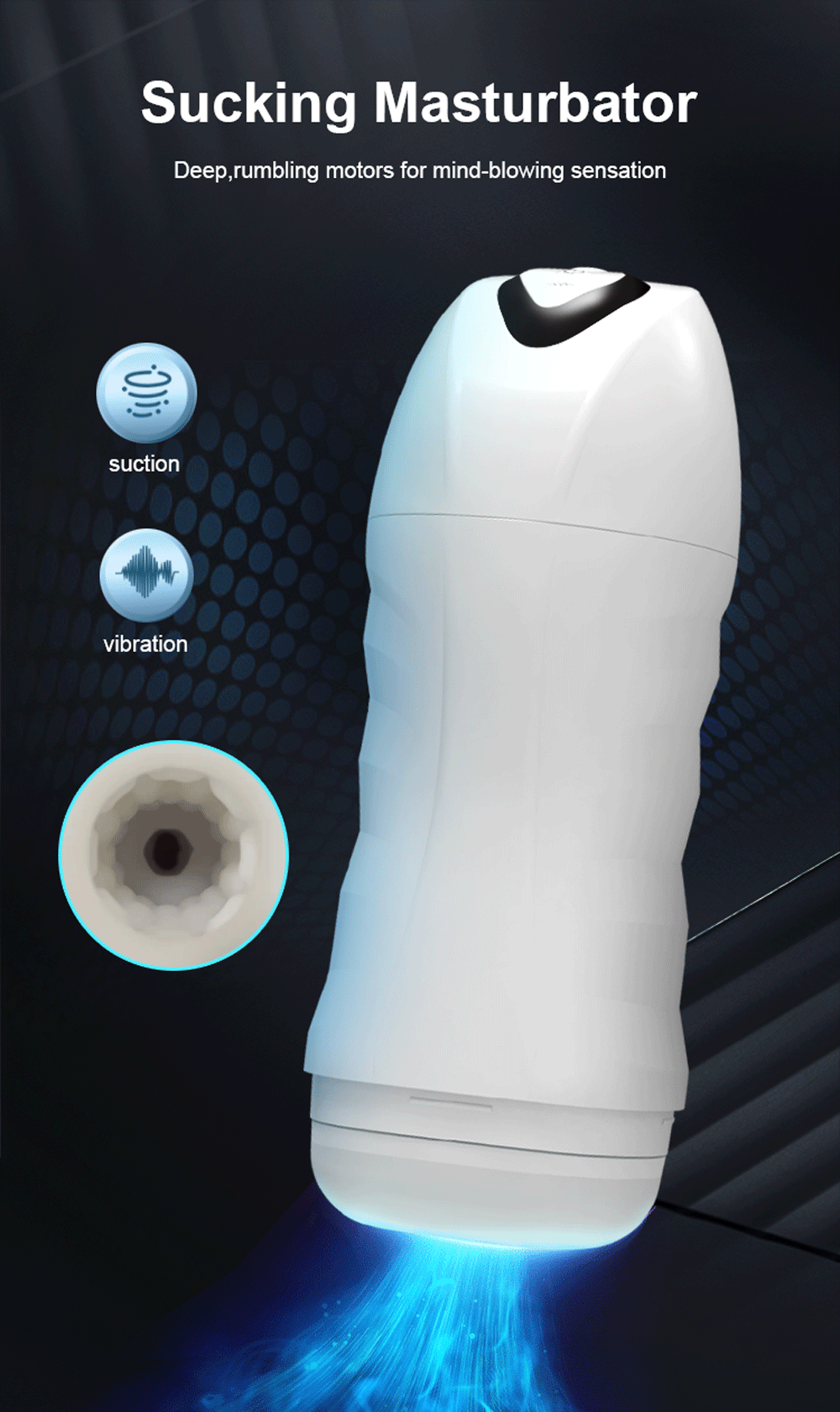 Masturbateur Automatique – Succion & Vibration