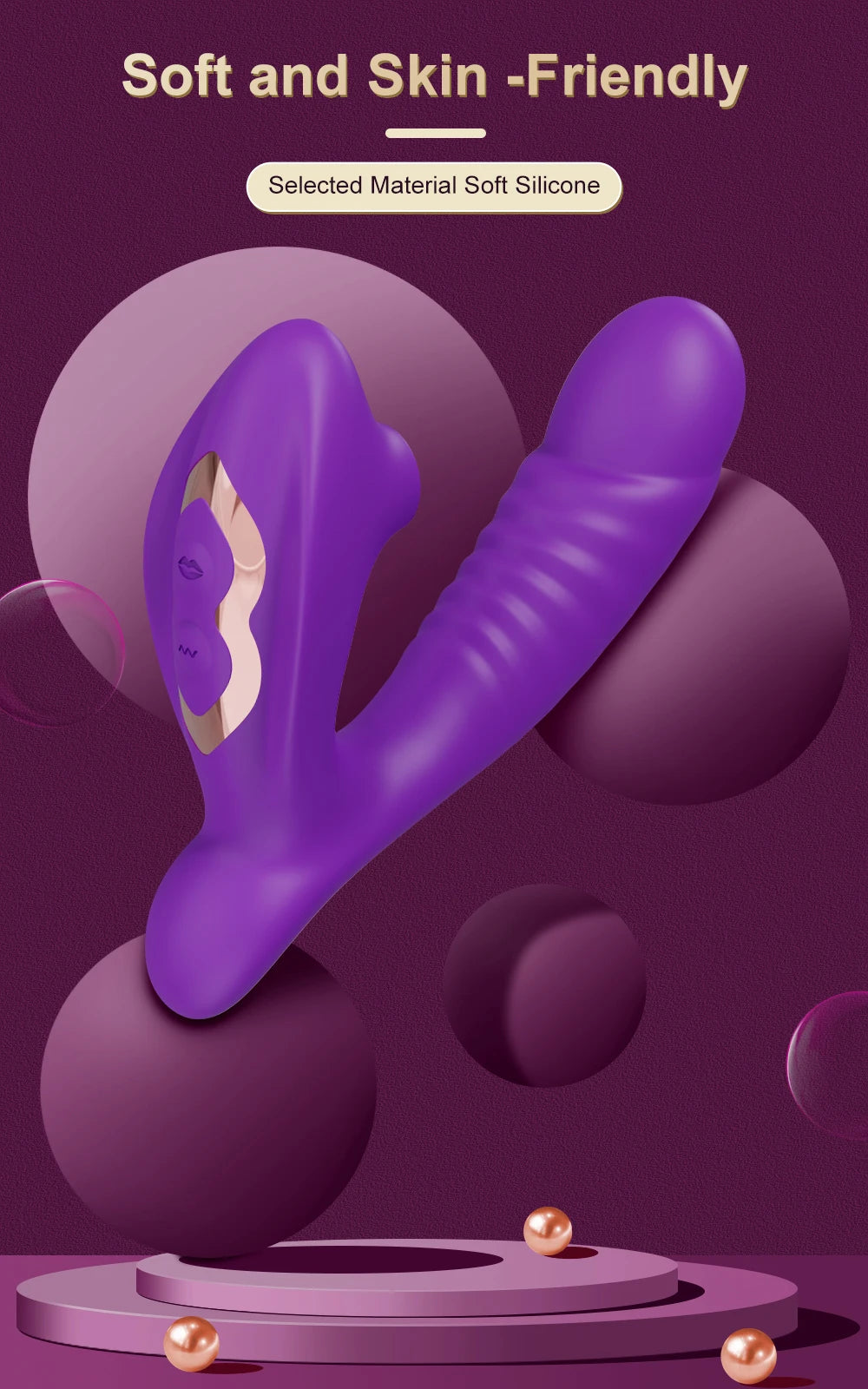 "Suck & Vibe" – Vibrateur Sucette avec Stimulation Clitoridienne et G-Spot