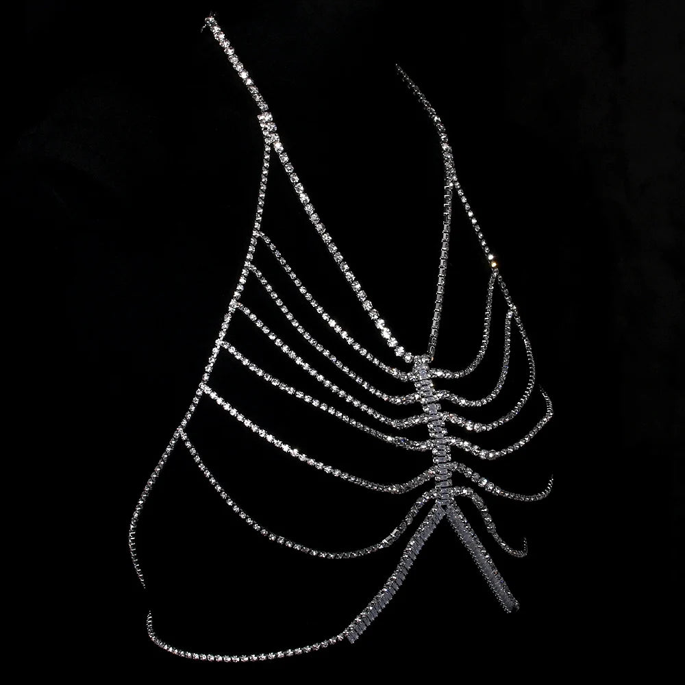 Diamond Gleam – Harnais Bijou Cristal Zircon