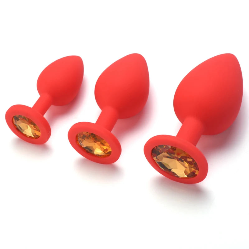 "SilkPlug" – Plug Anal en Silicone Unisexe avec 3 Tailles Ajustables