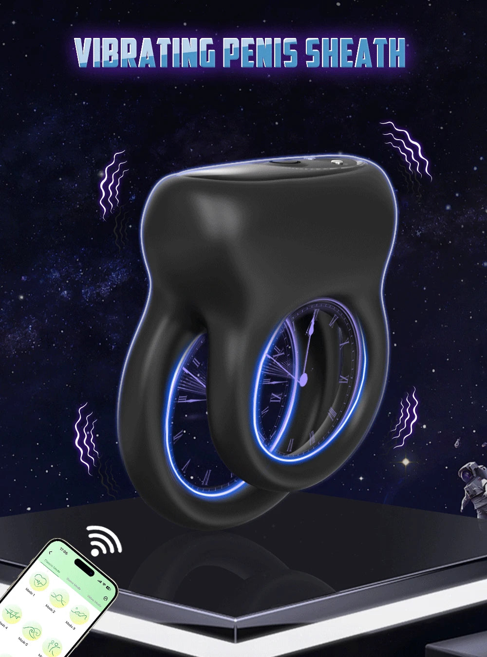 "VibeRing" – Anneau Vibrant Connecté pour Homme
