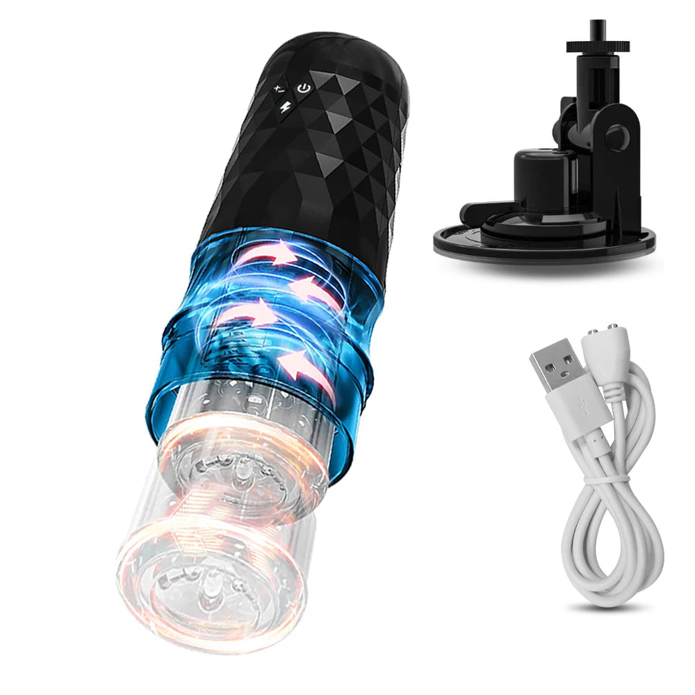 Masturbateur Automatique – Piston & Rotation