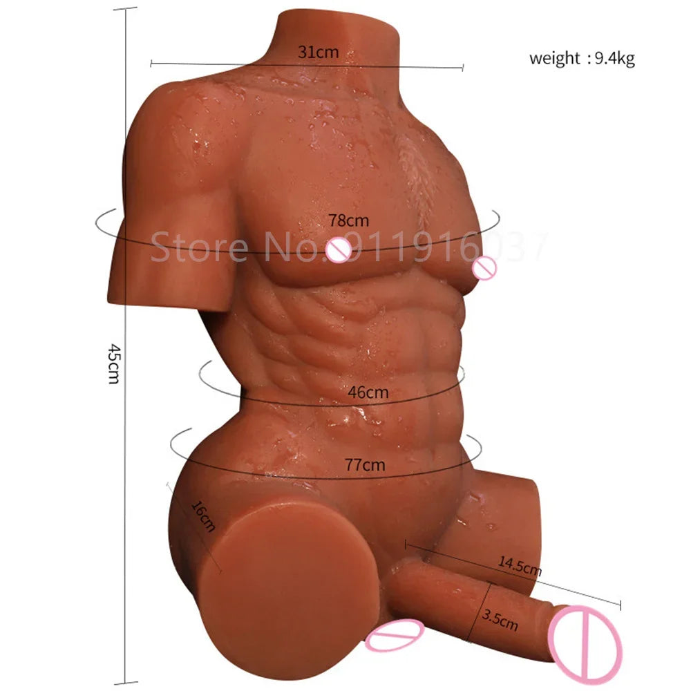 Maximus Torso" – Plaisir Musclé et Réaliste pour Femmes & Hommes