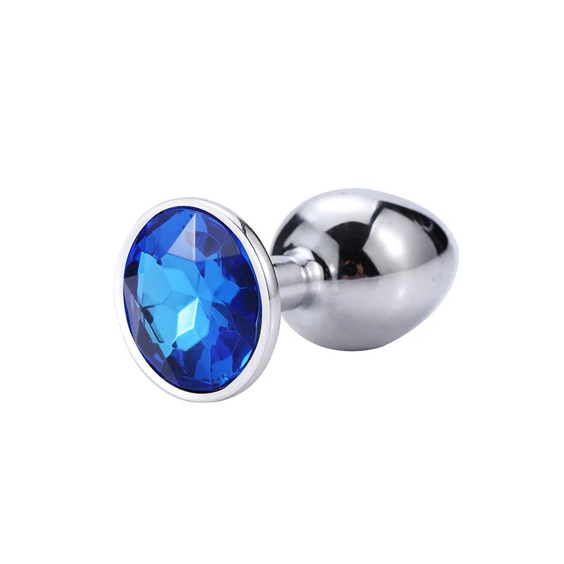 "Heart-Shaped Stainless Steel Butt Plug" – Bijou Anal Élégant en Métal Lisse