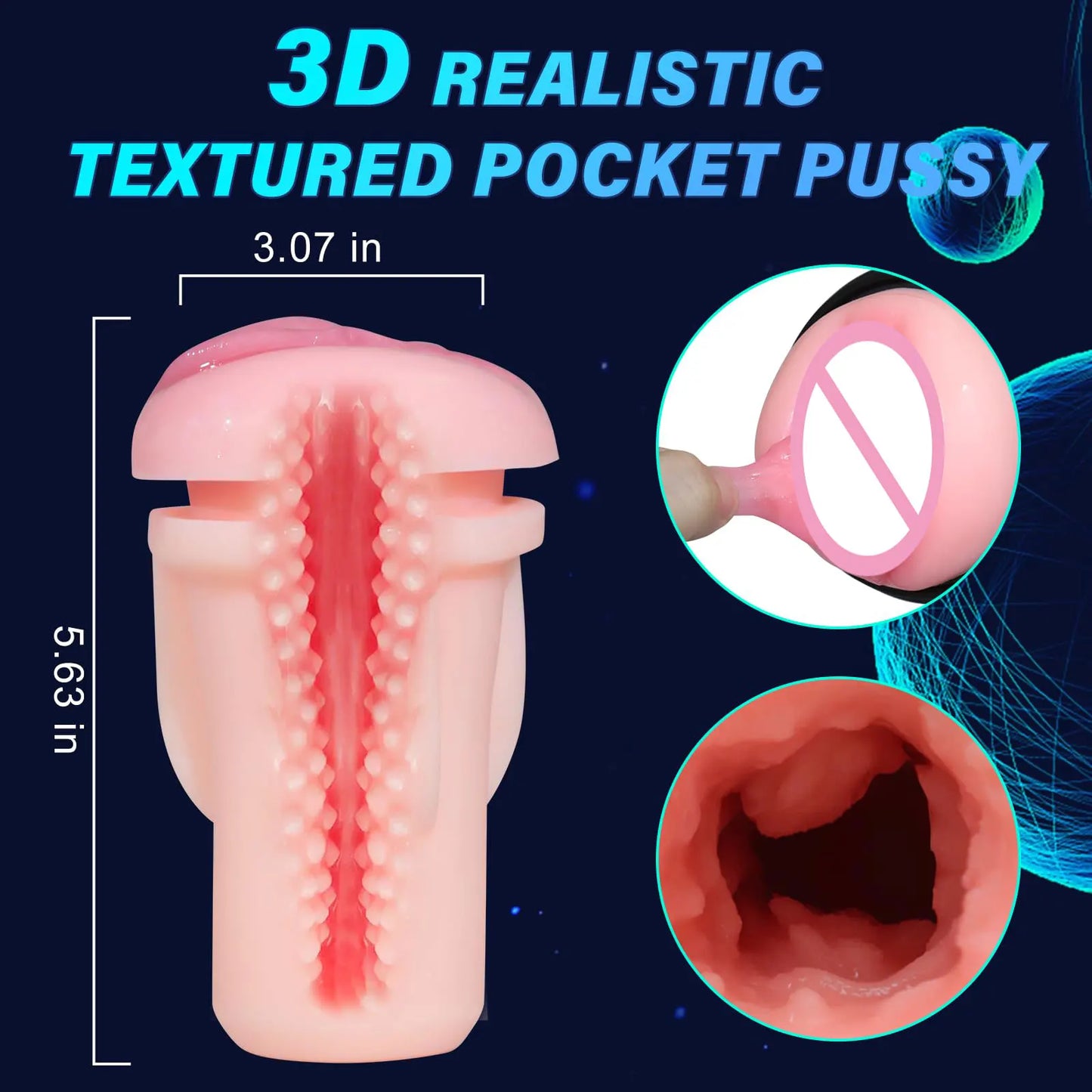 "ThrustX Pro" – Masturbateur Automatique à Vagin Réaliste avec Vibration et Succion