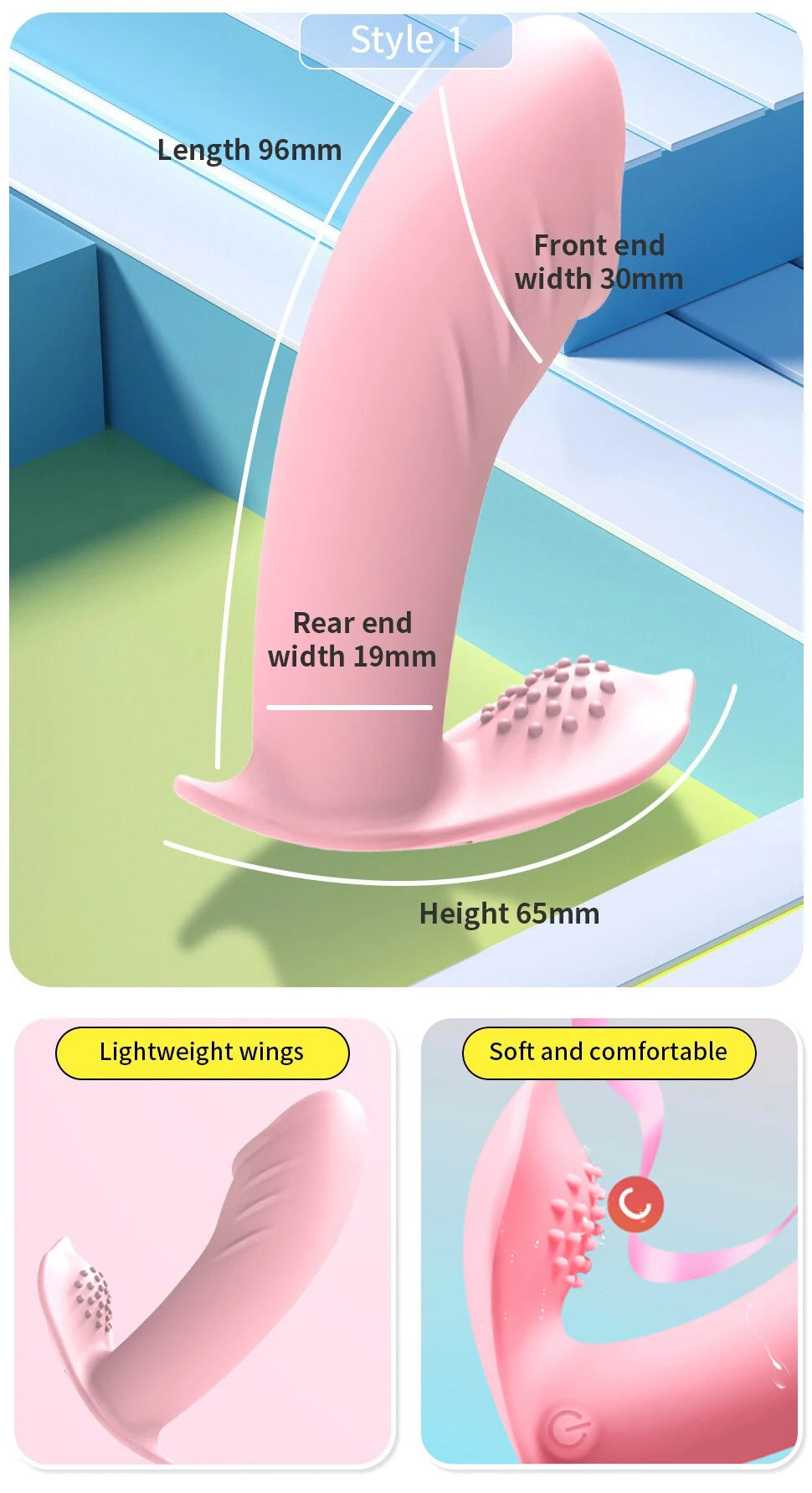 "Secret Pulse" – Vibromasseur Discret Télécommandé