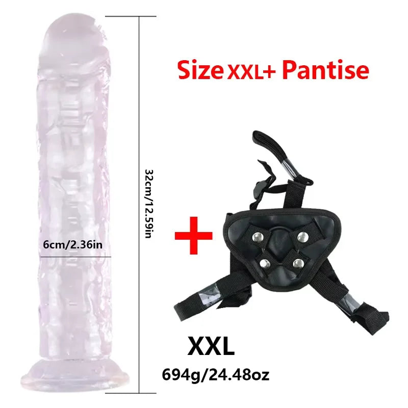 "DynaStrap" – Strap-On Ajustable & Stimulation Maximale