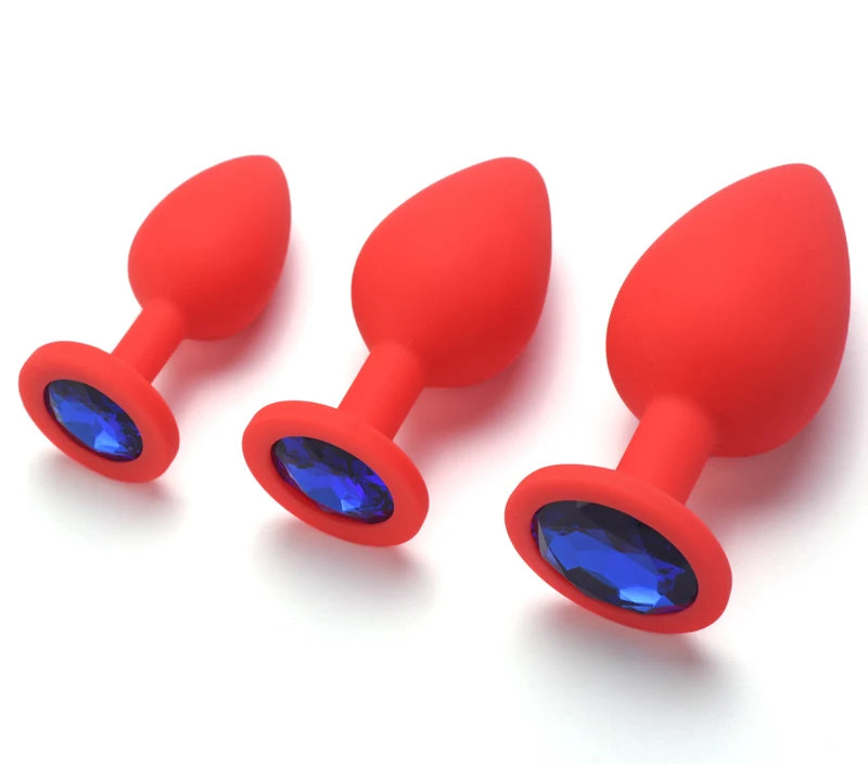 "SilkPlug" – Plug Anal en Silicone Unisexe avec 3 Tailles Ajustables