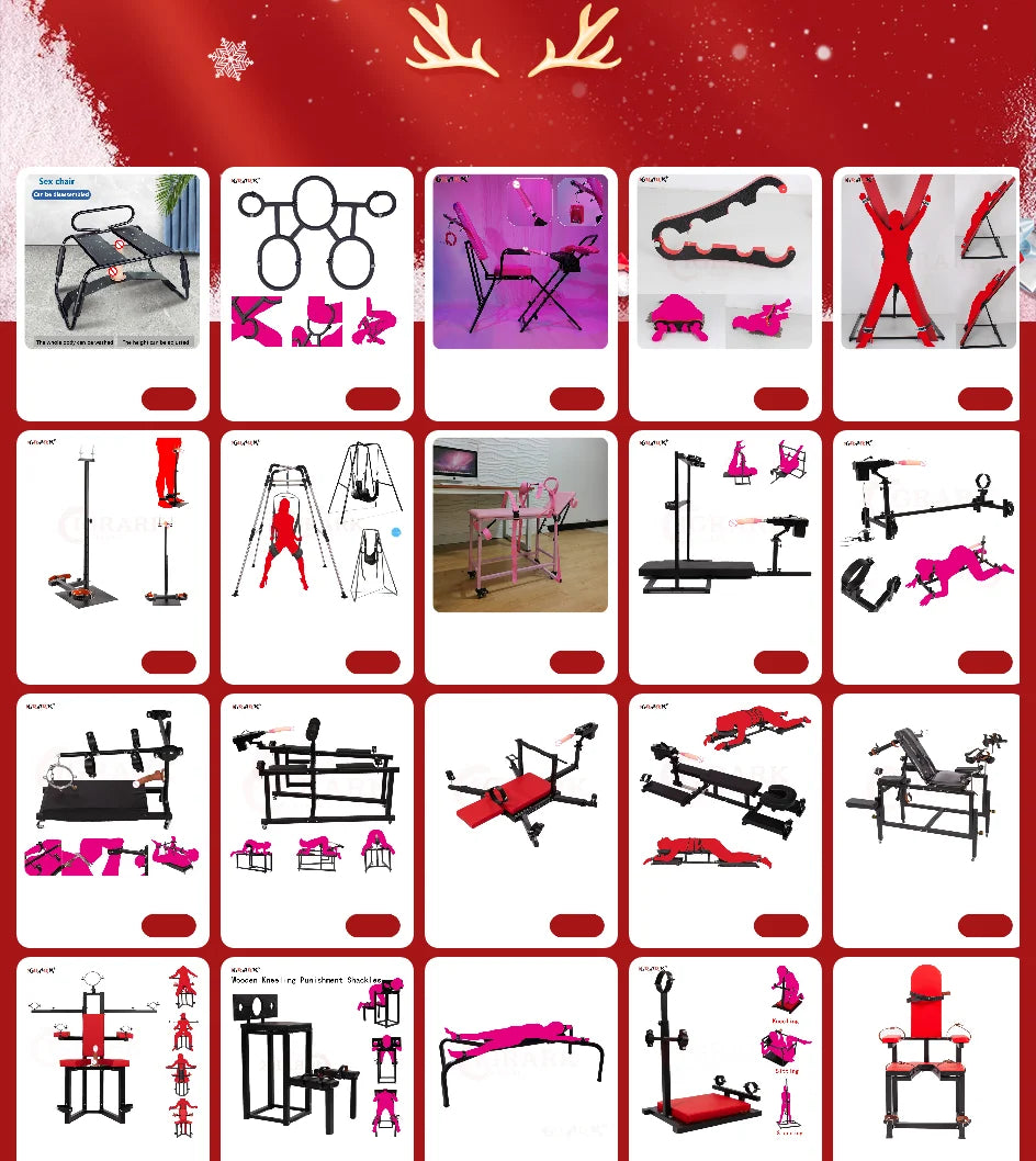 CrabX – Fauteuil Érotique Multifonction BDSM & Jeux de Couples