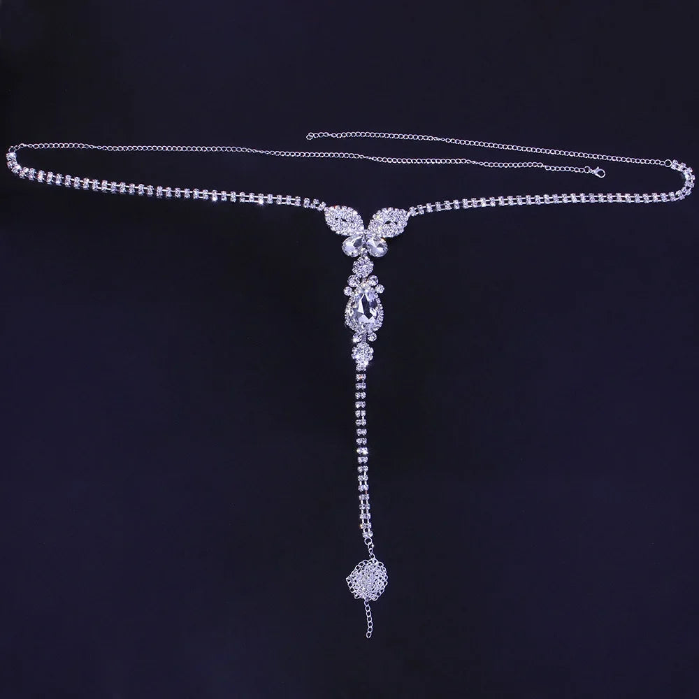 Butterfly Glow – String Bijou Papillon Cristal