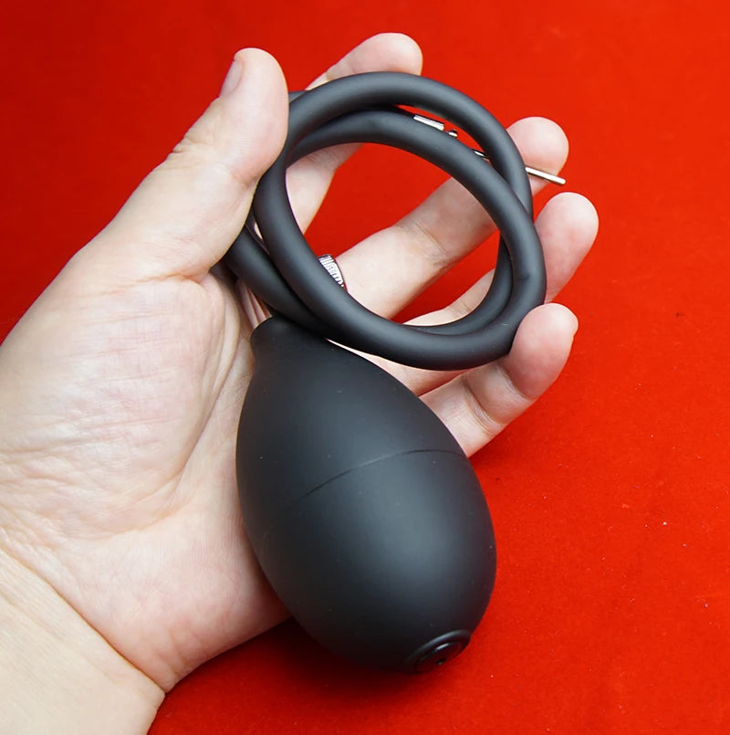 Baillon Gonflable avec Pompe Amovible – Expérience BDSM Intense