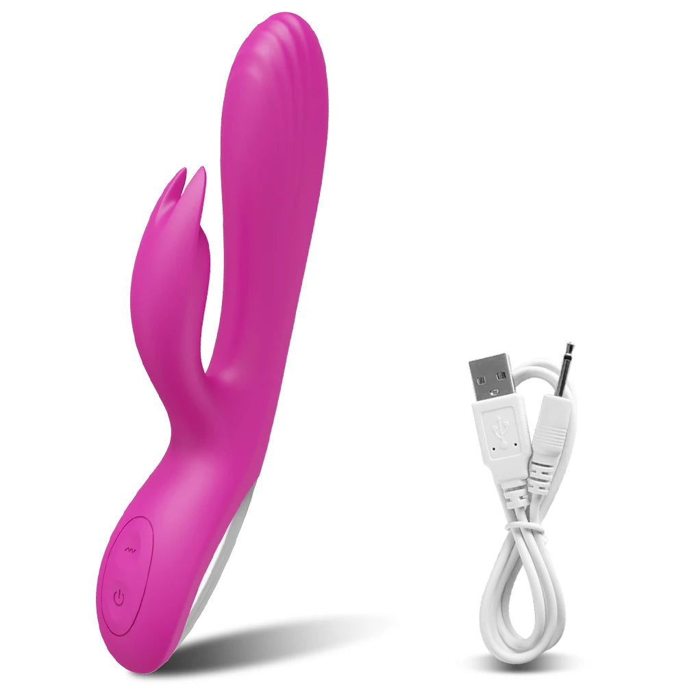 "Rabbit Bliss" – Vibrateur G-Spot et Clitoris à Double Moteur