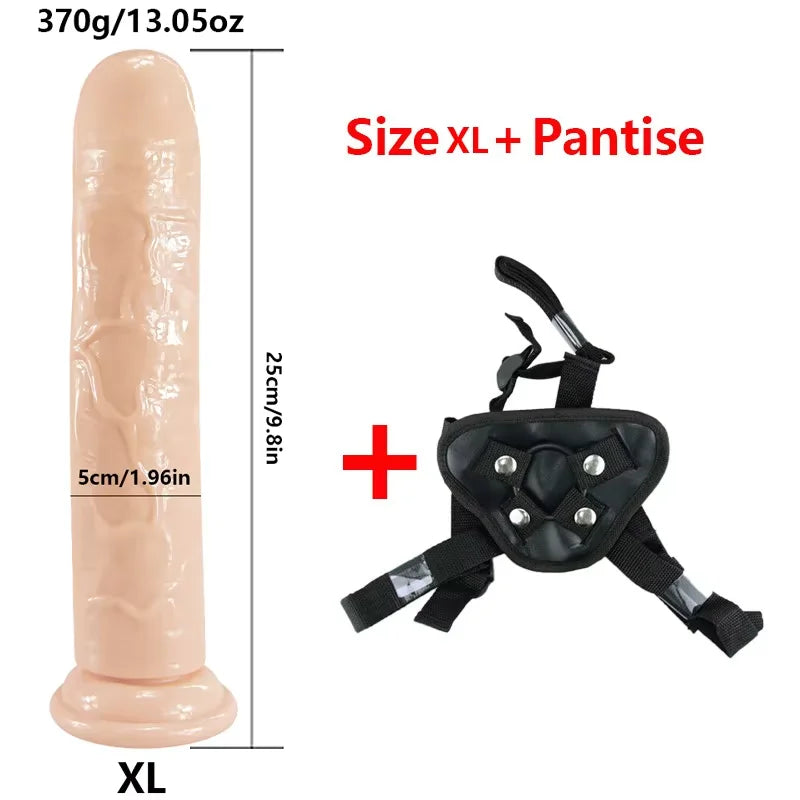 "DynaStrap" – Strap-On Ajustable & Stimulation Maximale