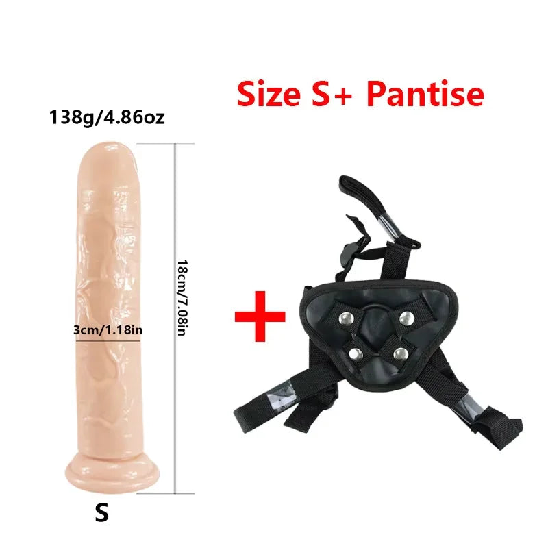 "DynaStrap" – Strap-On Ajustable & Stimulation Maximale