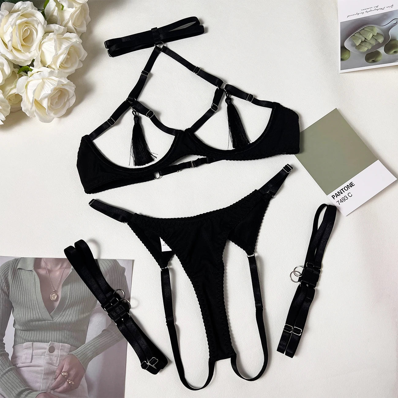 "Tassel Temptation" – Lingerie Sexy et Audacieuse