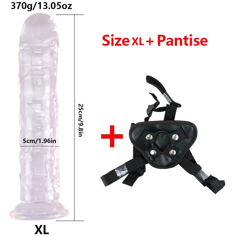 "DynaStrap" – Strap-On Ajustable & Stimulation Maximale