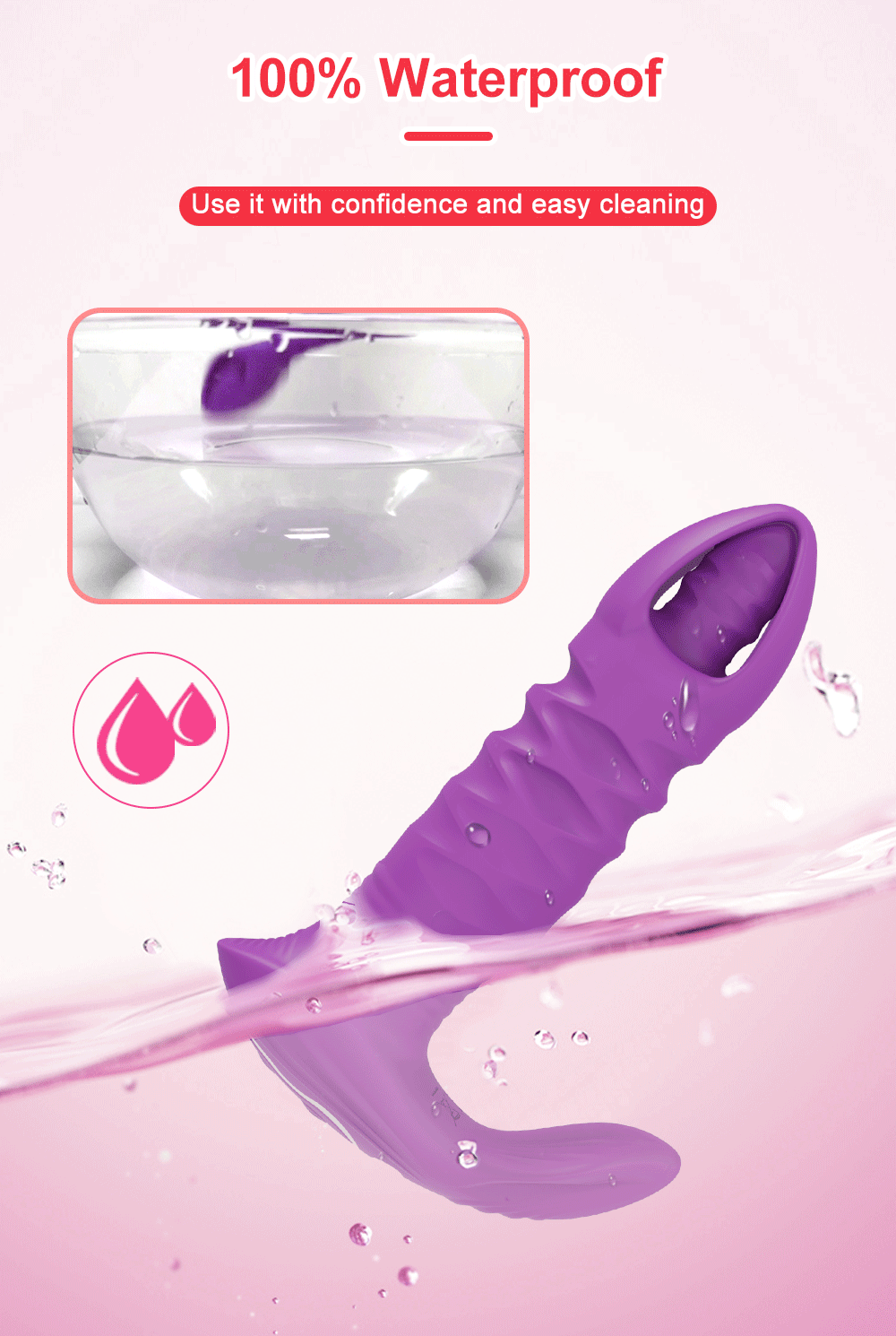 "AppPulse" – Vibrateur Bluetooth avec Thrusting et Stimulation G-Spot