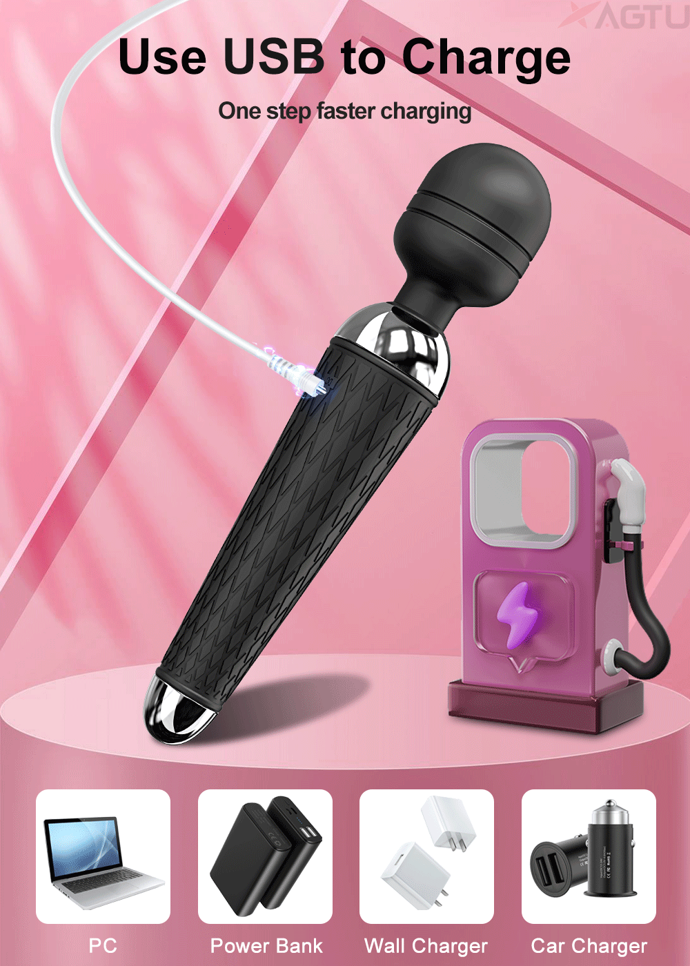 "MagicPulse" – Baguette Vibrante 20 Modes