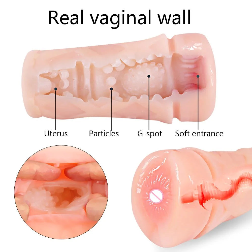 "DeepSuction X" – Masturbateur Oral et Anal Réaliste avec Succion