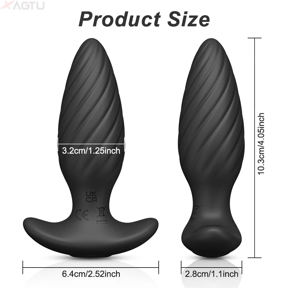 "ProstaVibe" – Plug Anal avec Contrôle APP Bluetooth pour Hommes et Femmes