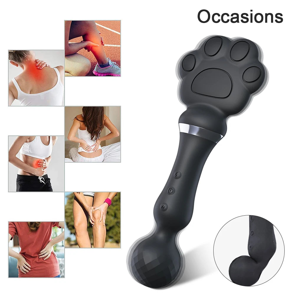 "ShockWave Wand" – Vibromasseur AV & Électrostimulation
