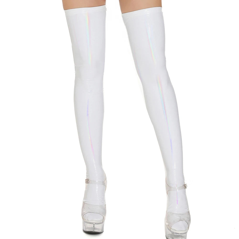 "Shiny Obsession" – Bodysuit Zippé Ouvert Crotch