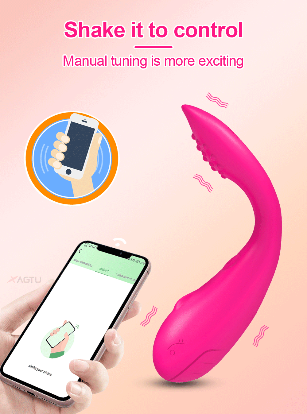 "LushEgg" – Vibromasseur Œuf Connecté & Télécommandé