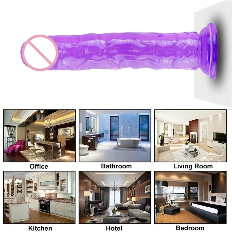 "Sensual Bliss" – Dildo Strap-On avec Stimulateur G-Spot et Clitoris