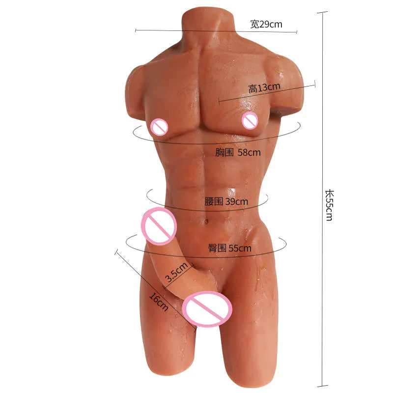 Maximus Torso" – Plaisir Musclé et Réaliste pour Femmes & Hommes