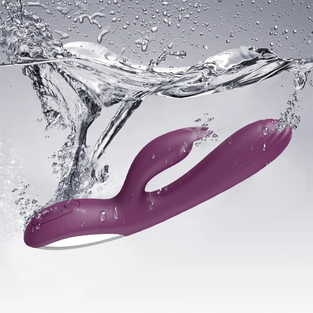 "Rabbit Bliss" – Vibrateur G-Spot et Clitoris à Double Moteur