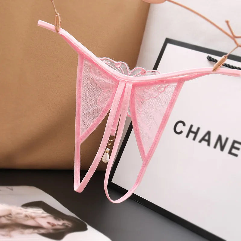 Butterfly Desire – String Brodé Érotique