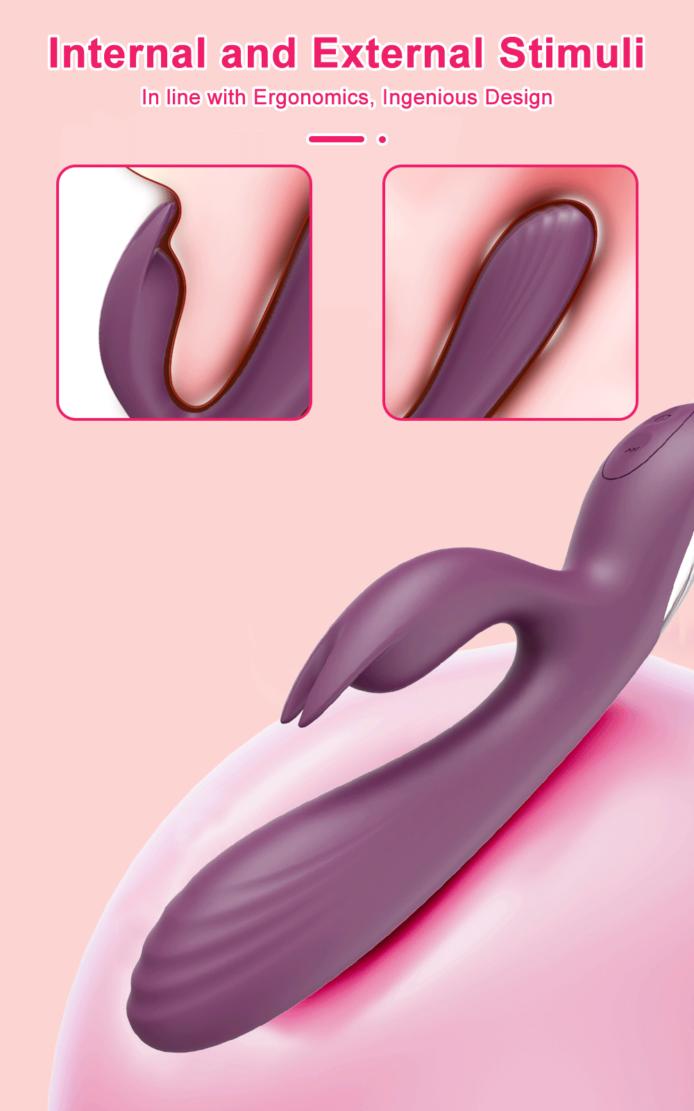"Rabbit Bliss" – Vibrateur G-Spot et Clitoris à Double Moteur