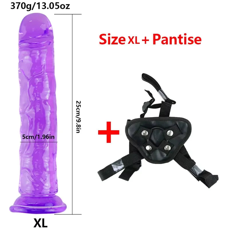 "DynaStrap" – Strap-On Ajustable & Stimulation Maximale