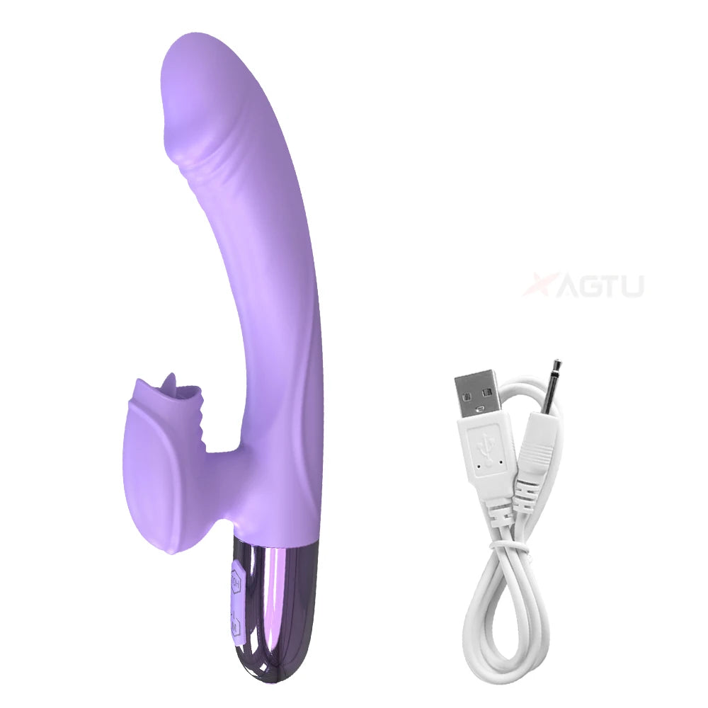 "HeatWave Bunny" – Vibromasseur Rabbit Chauffant & Lèche-Clitoris