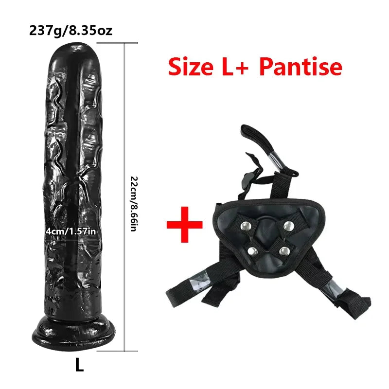 "DynaStrap" – Strap-On Ajustable & Stimulation Maximale