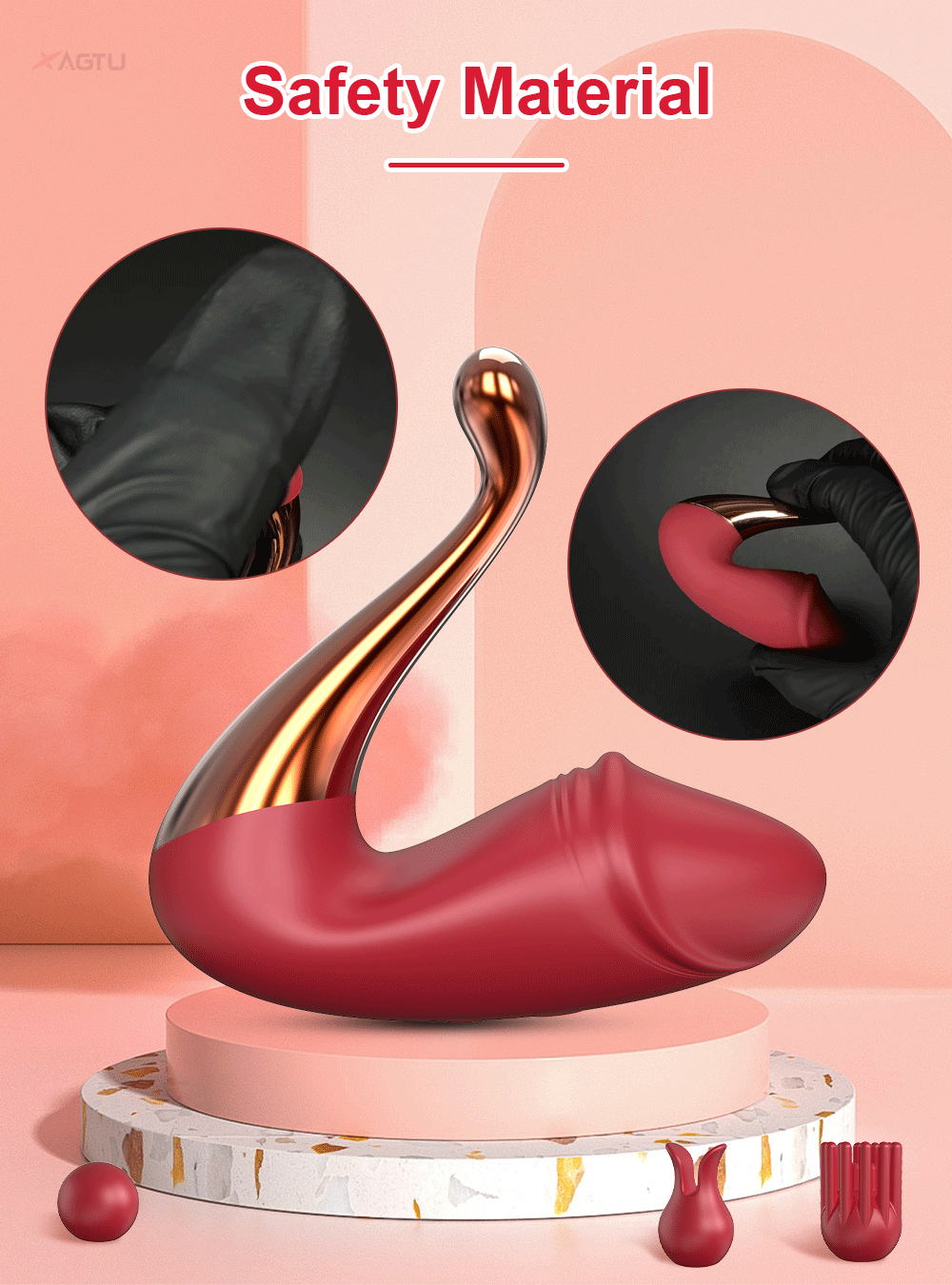 "VibeSync" – Vibrateur Dildo avec Contrôle Bluetooth et Stimulation G-Spot