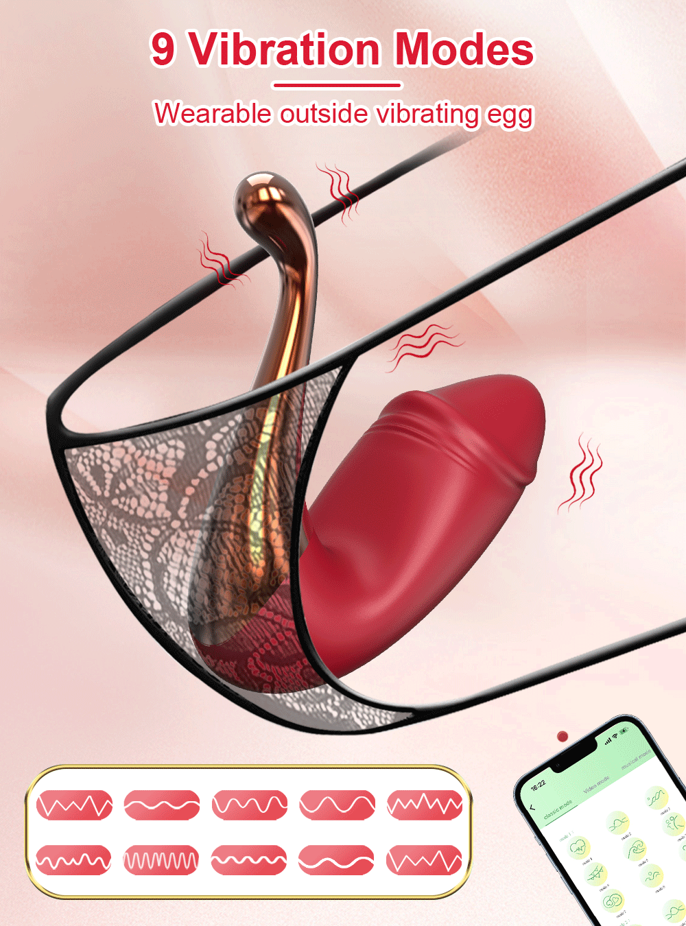 "VibeSync" – Vibrateur Dildo avec Contrôle Bluetooth et Stimulation G-Spot