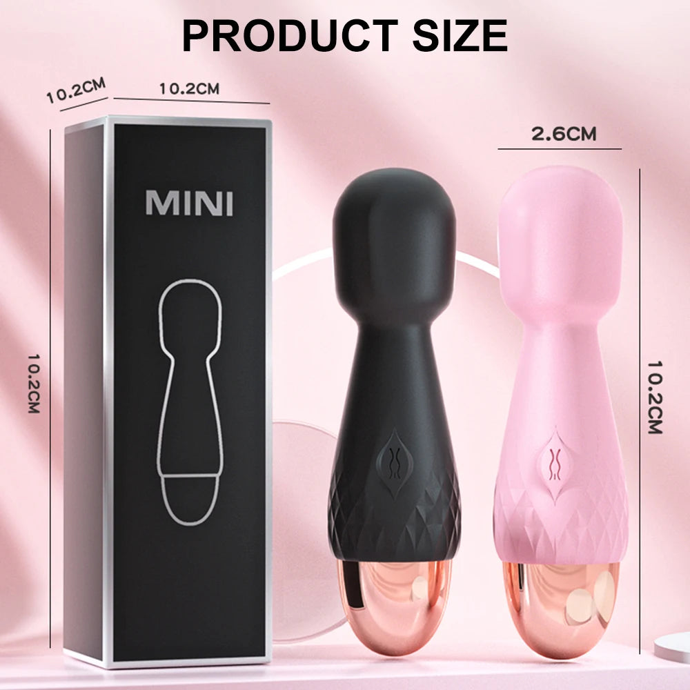 "Mini Magik" – Vibromasseur Compact & Ultra-Puissant