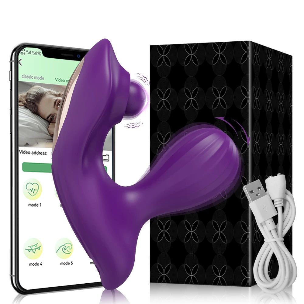 "WigglePulse" – Vibrateur Bluetooth avec Tête Mouvante et Stimulation du G-Spot