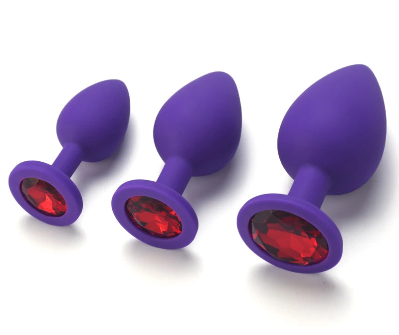"SilkPlug" – Plug Anal en Silicone Unisexe avec 3 Tailles Ajustables