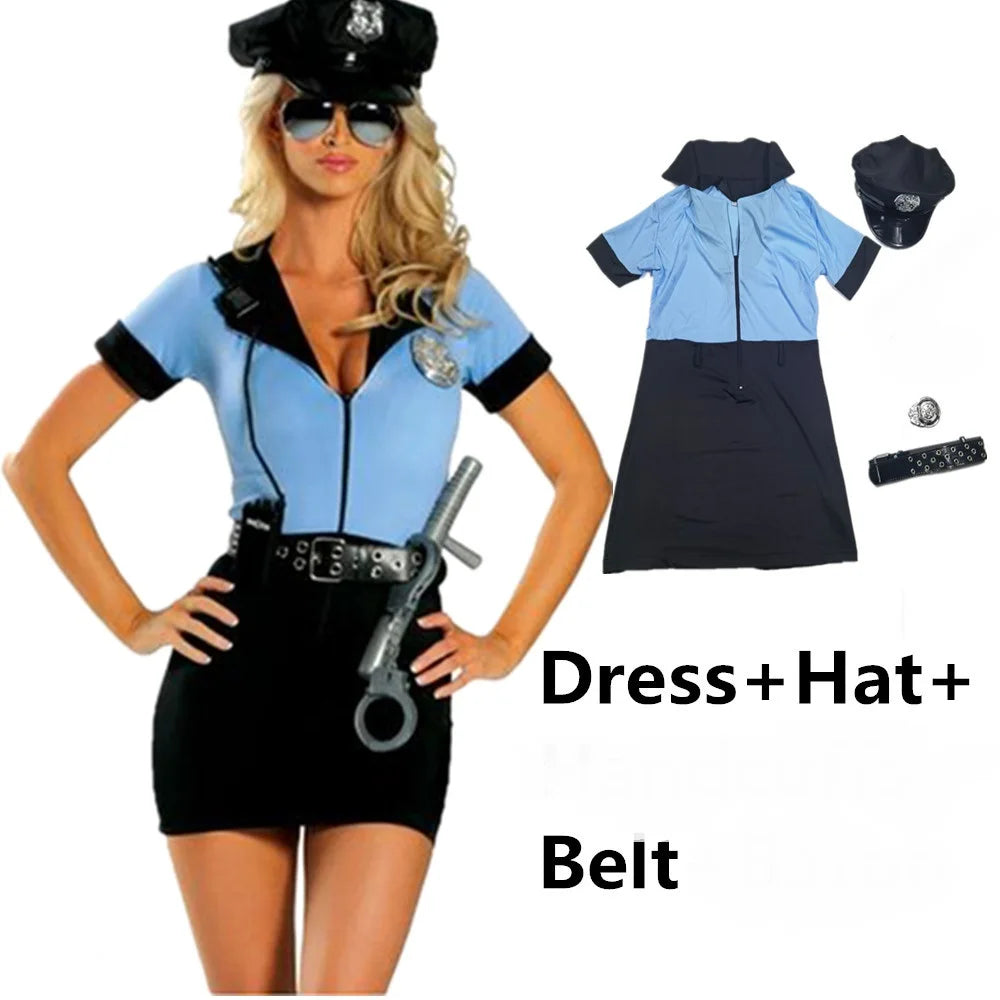 "Midnight Lawkeeper" – Costume de Police Sexy