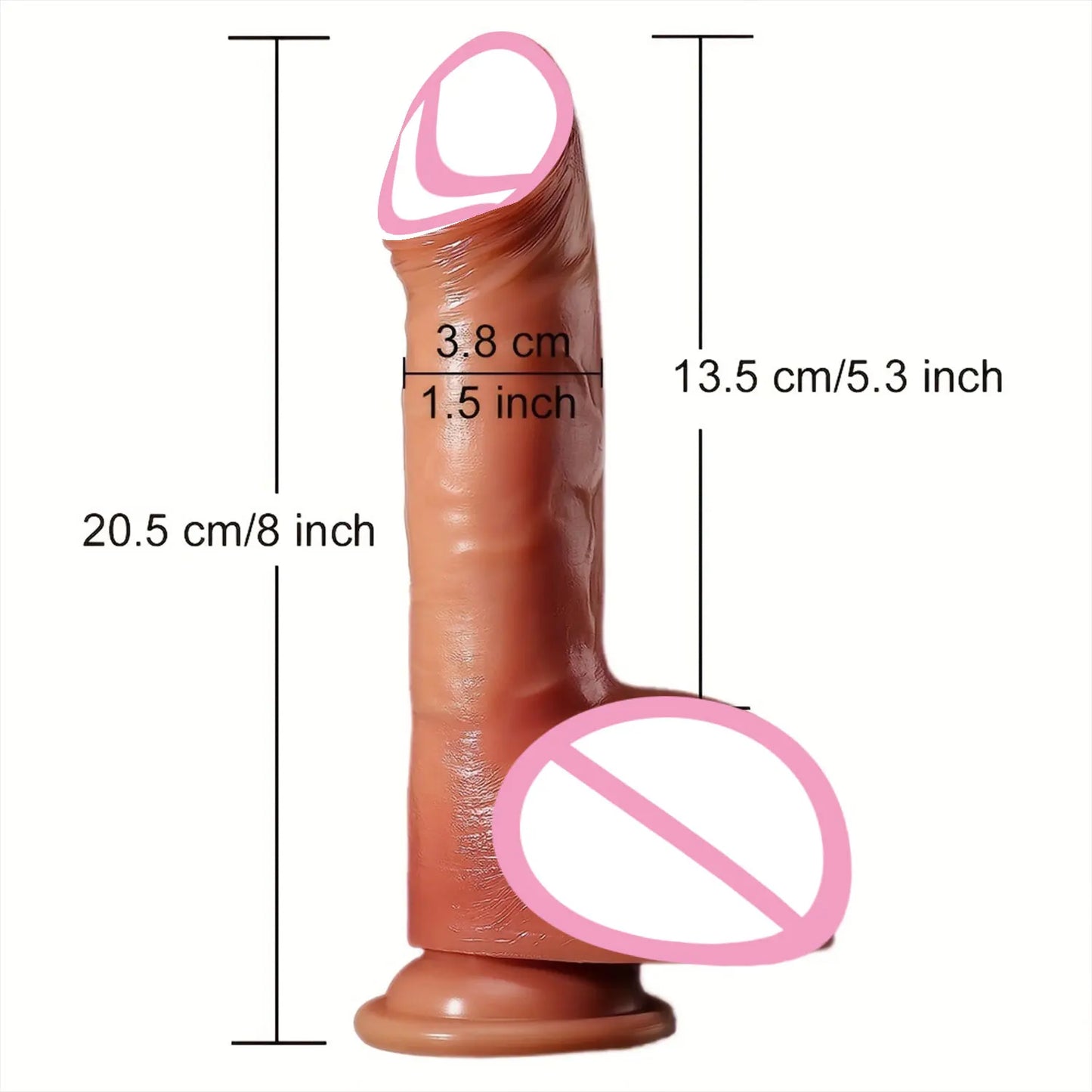 "Realistic Squirting Dildo" – Godemichet Éjaculant avec Ventouse et Texture Ultra-Réaliste