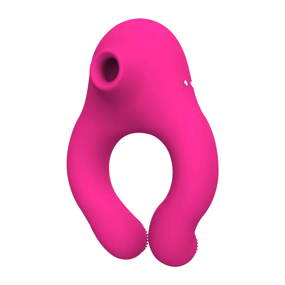 "VibraLock" – Anneau Pénien Vibrant & Stimulateur Sucking