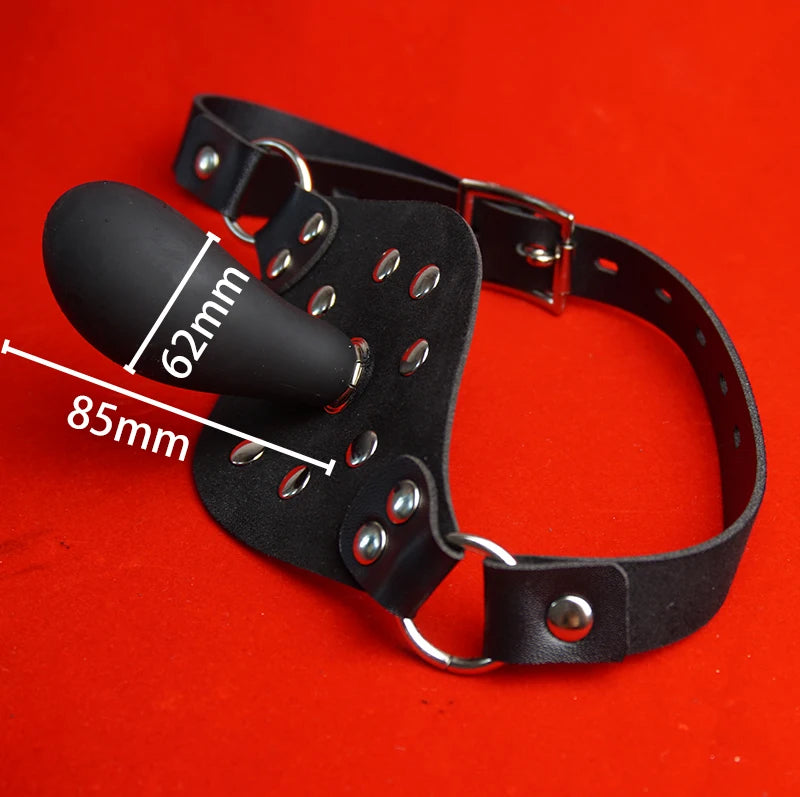 Baillon Gonflable avec Pompe Amovible – Expérience BDSM Intense
