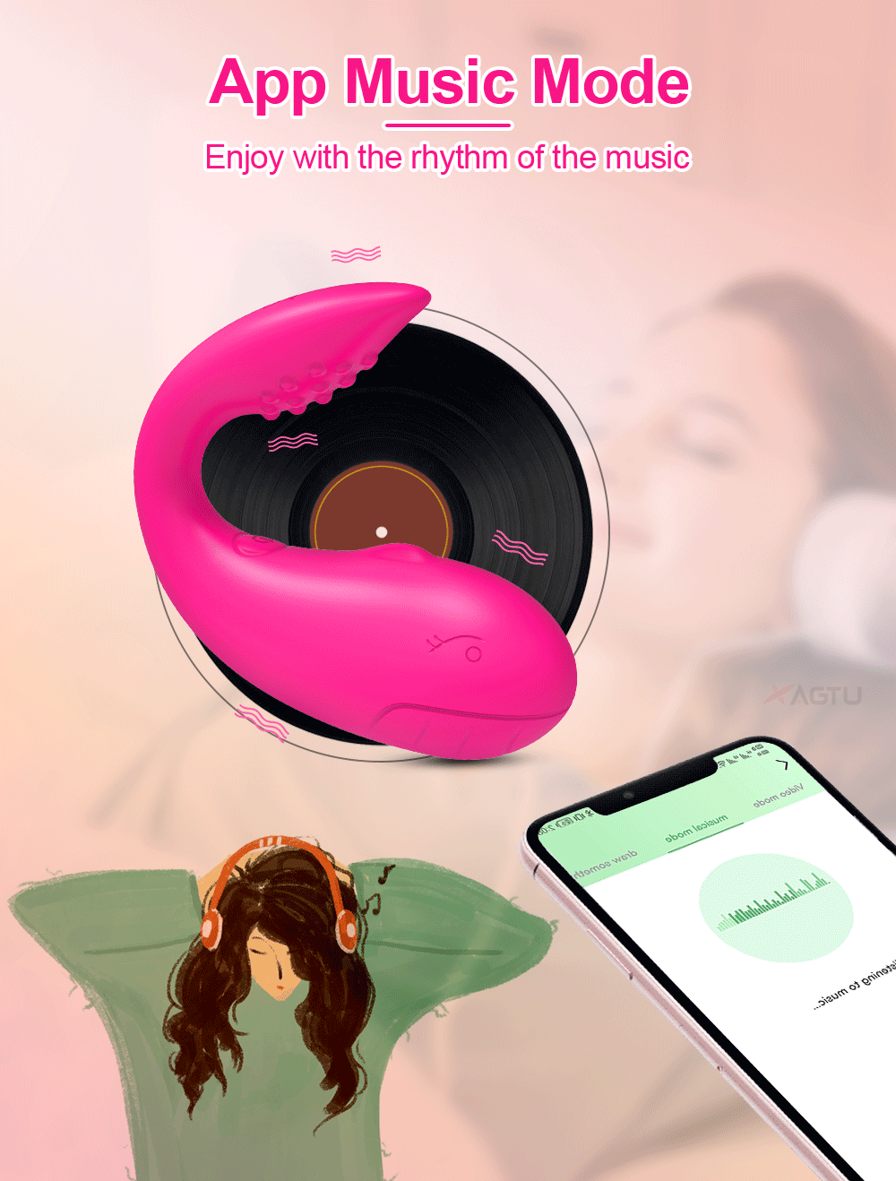 "LushEgg" – Vibromasseur Œuf Connecté & Télécommandé