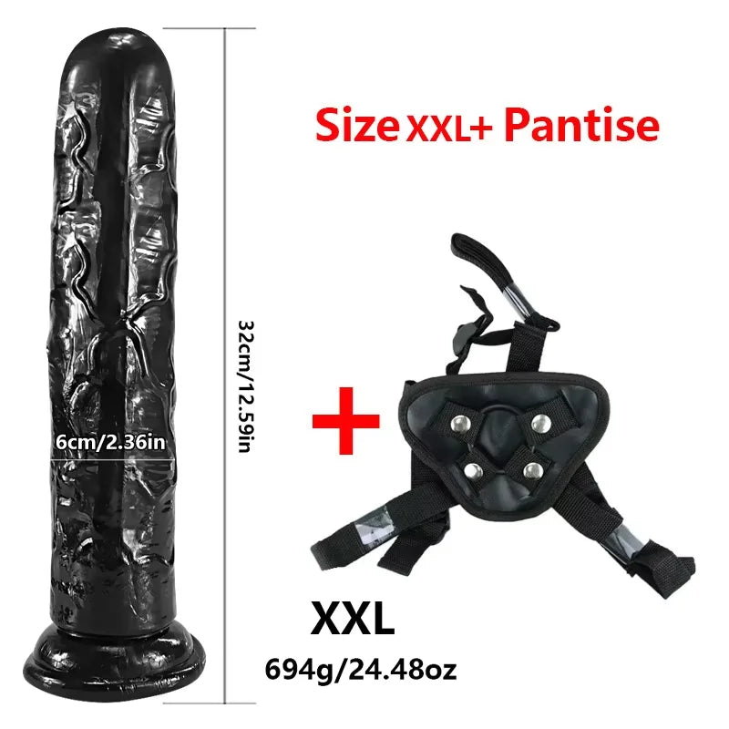 "DynaStrap" – Strap-On Ajustable & Stimulation Maximale
